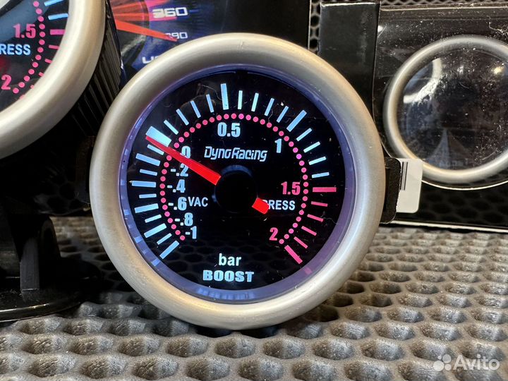 Датчик буста 52 мм механический с подсветкой