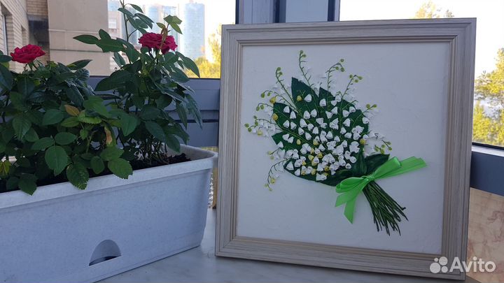 Картина в технике скульптурная живопись