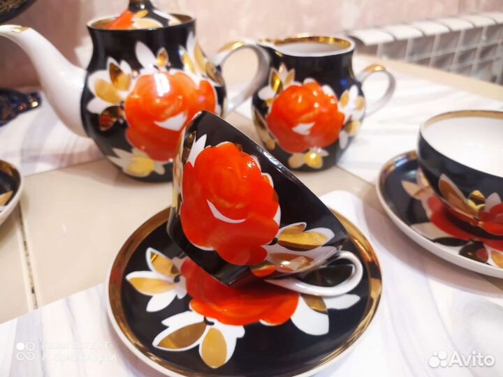 Чайный сервиз дулево розы