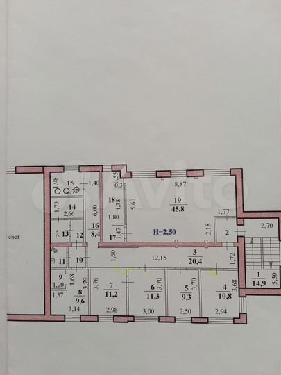 Гостиница для вахтовиков,строителей, 135 м²