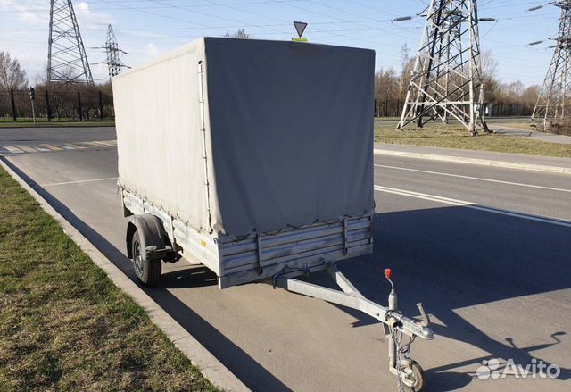 Аренда прокат прицепов 3,2*1,4 с тентом в Кемерово | Услуги | Авито