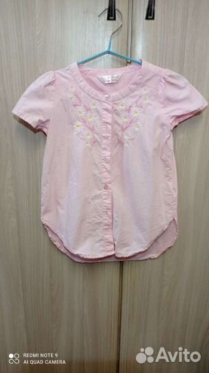 Рубашка для девочки 104