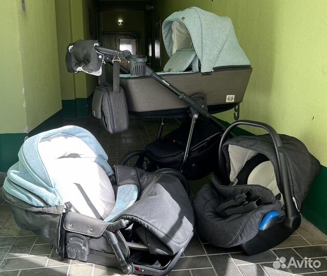 Коляска adamex reggio 3 в 1