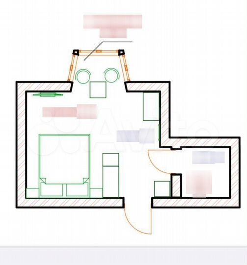 Квартира-студия, 18 м², 2/3 эт.