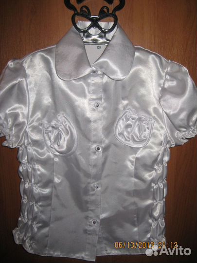 Белая блузка