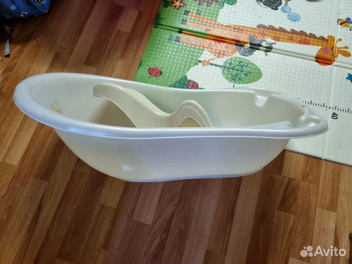 Ванночка для купания с горкой и гамаком