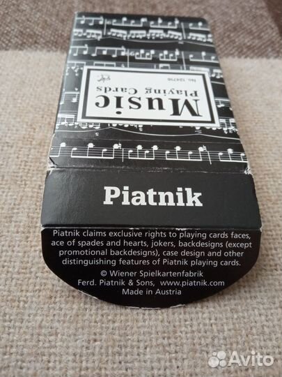 Игральные карты сувенирные