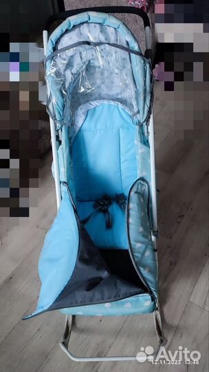 Детские санки коляска бу