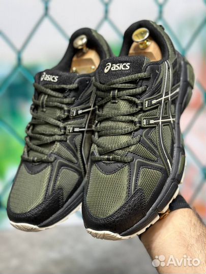 Кроссовки asics хаки мужские