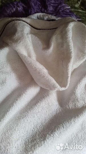 Белый махровый халат женский и мужской