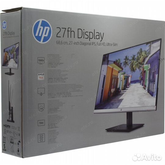Монитор hp27fh IPS 27