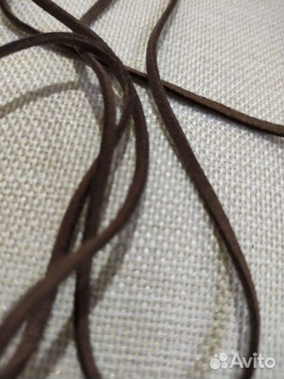 Кожаные шнурки. Различной длины. С застёжками и бе