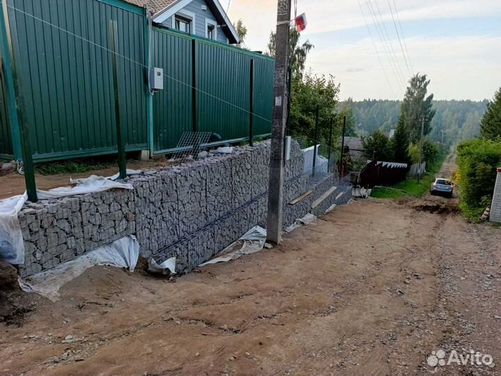 Сварные габионы колонна 100*50мм склад