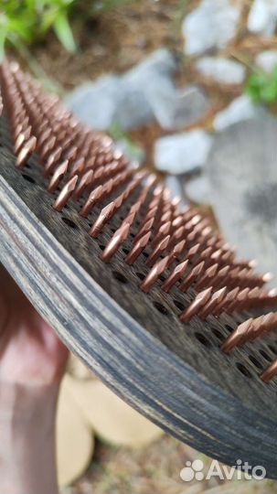 Садху доска с медными гвоздями медная