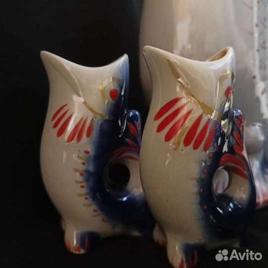 Набор фарфоровых рыбок