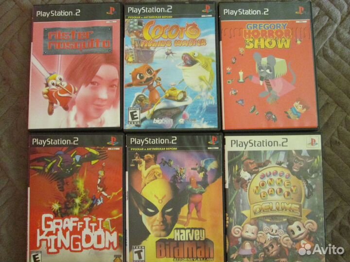 Игры для детей Sony Playstation 2 (новые)