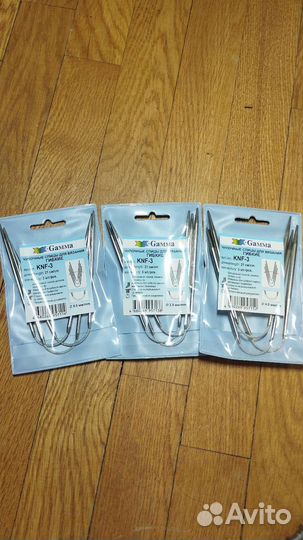 Спицы для вязания чулочные гибкие gamma