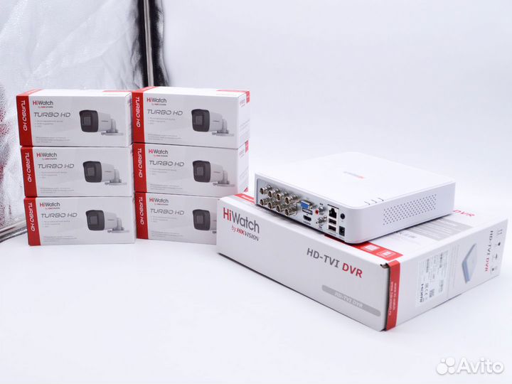 Камеры для наружного видеонаблюдения HiWatch 5Mpx