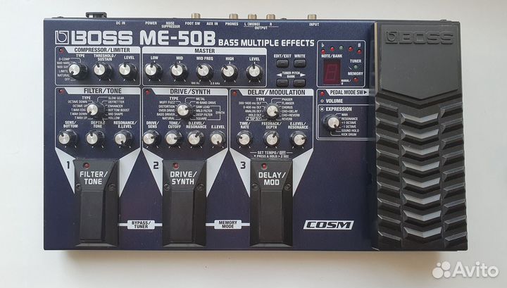 Бас гитарный процессор Boss ME-50B