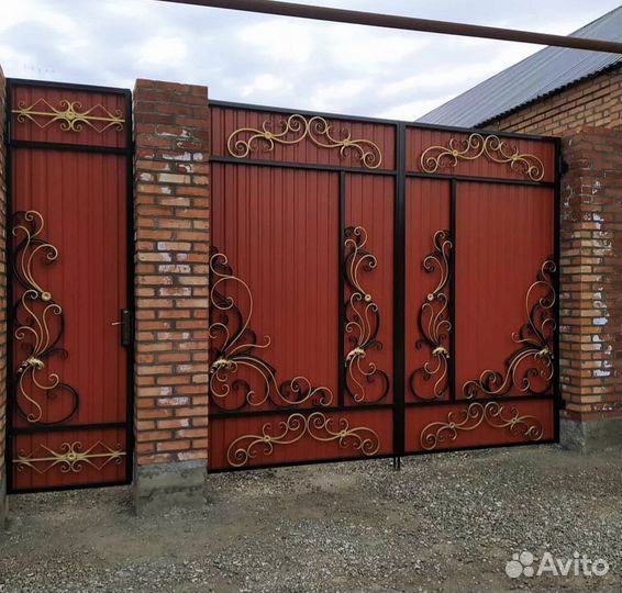 Кованные ворота