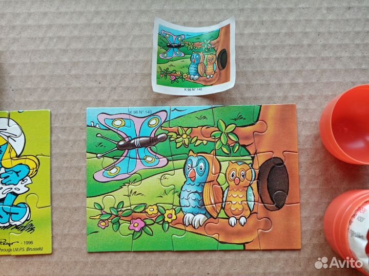 Пазл из киндер сюрприза 96 год