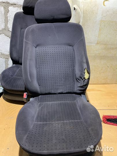 Сиденья VW bassat B5 велюр темный