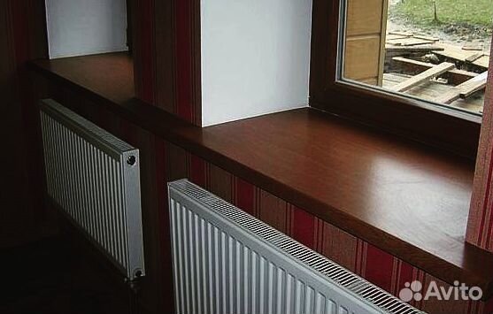 Подоконник деревянный