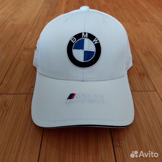 Кепка бейсболка BMW premium белая