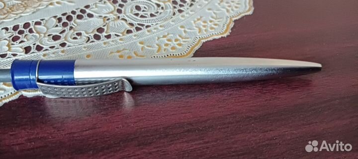 Раритетная шариковая ручка нержавеющая сталь