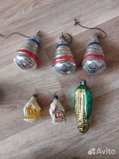 Елочные игрушки СССР