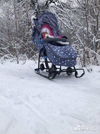 Санки коляска Ника