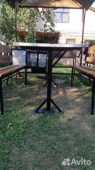 Беседка с мангалом