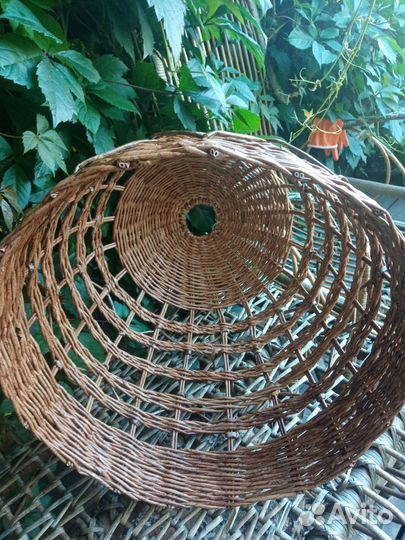 Плетенный абажур