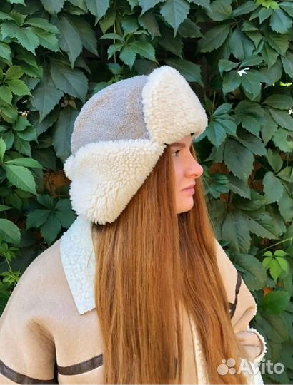 Шапка ушанка женская