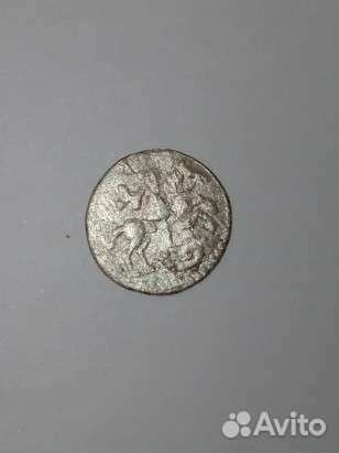 1 копейка Петра 1 L (1718г серебро)