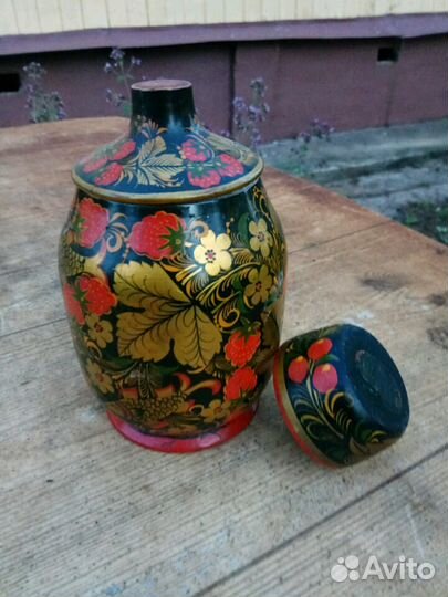 Хохлома, посуда