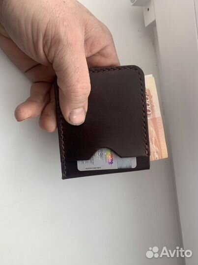 Картхолдер из натуральной кожи