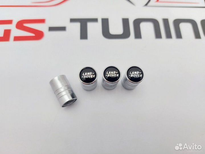 Колпачки на ниппель Land Rover черные