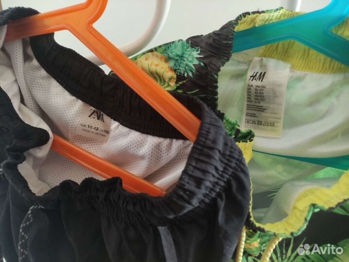 Плавки Zara 152, Н&М 146