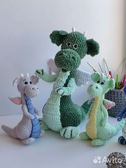 Вязаные игрушки ручная работа