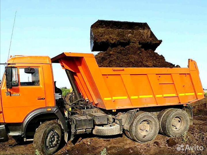 Щебень песок отсев пгс чернозём