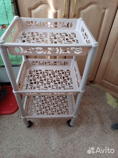 Этажерка на колесиках бу