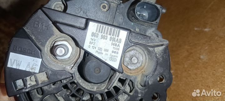 Генератор audi A3 8P1 1.8t 2008