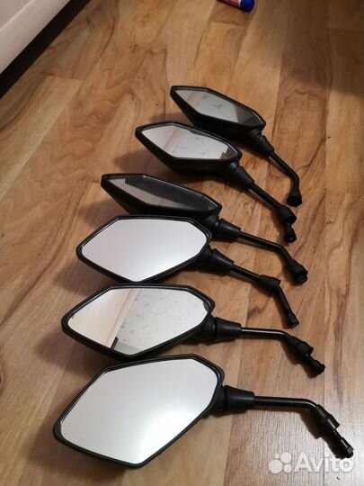 Зеркало заднего вида на мотоцикл и электровелосип