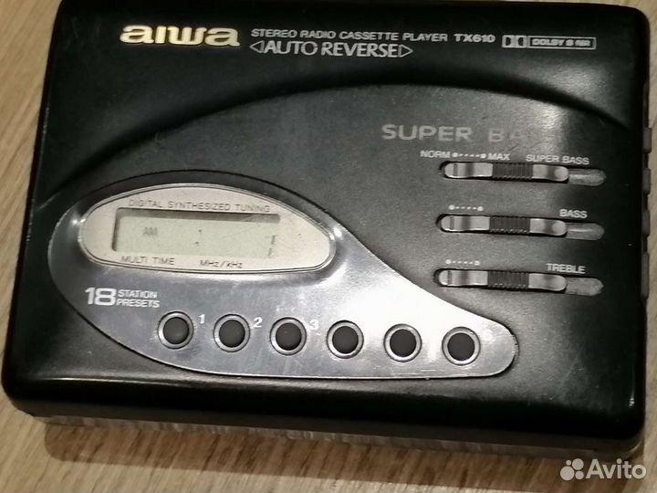 Кассетный радиоплеер Aiwa TX 610 stereo radio