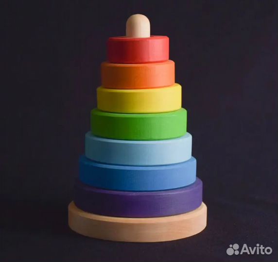 Деревянная пирамидка