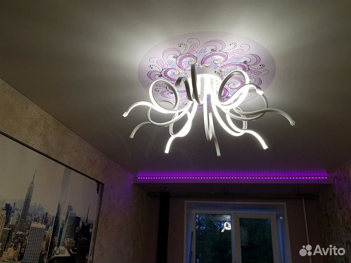 Потолки натяжные