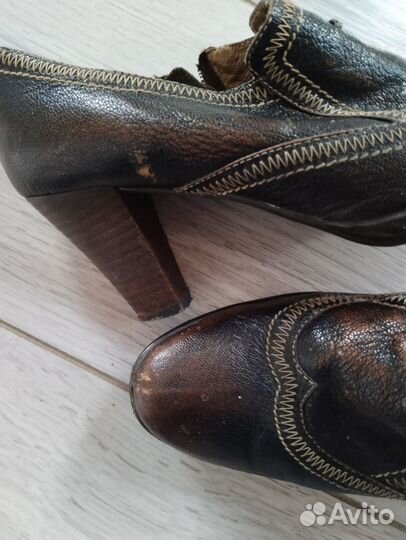 Ботильоны натуральная кожа