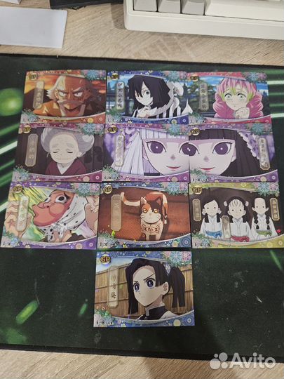 Коллекционные карточки клинок рассекающий демонов