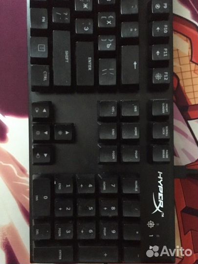 Механическая клавиатура hyperx cherry mx red